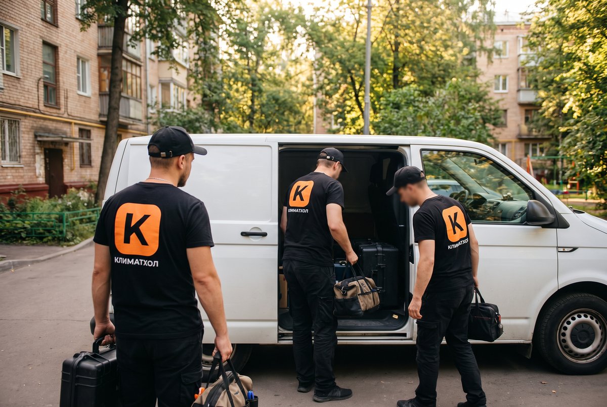 Бригада КлиматХол выезжает на заявки